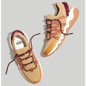 Madewell Field Knit Sneakers Desert Dune Sz 8
